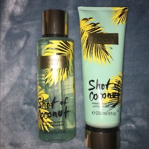 Victoria’s Secret body mist and lotion